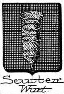 Seutter Coat of Arms / Family Crest 1