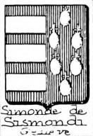 Simonde Coat of Arms / Family Crest 0