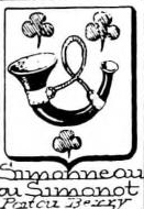 Simonneau Coat of Arms / Family Crest 0