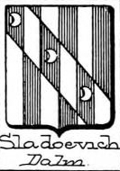 Sladoevich Coat of Arms / Family Crest 1