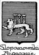 Slopanowski Coat of Arms / Family Crest 0