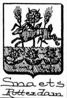 Snaets Coat of Arms / Family Crest 0