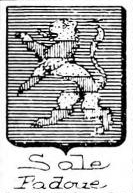 Sole Coat of Arms / Family Crest 1