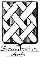 Sombrin Coat of Arms / Family Crest 0