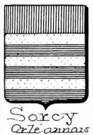 Sorcy Coat of Arms / Family Crest 0