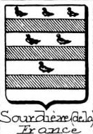 Sourdiere Coat of Arms / Family Crest 0