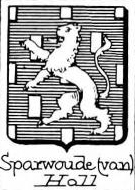 Sparwoude Coat of Arms / Family Crest 0