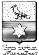 Spatz Coat of Arms / Family Crest 1