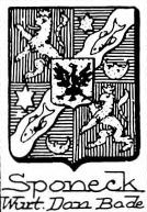 Sponeck Coat of Arms / Family Crest 0