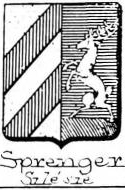 Sprenger Coat of Arms / Family Crest 1