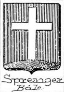 Sprenger Coat of Arms / Family Crest 3