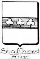 Staffhorst Coat of Arms / Family Crest 0