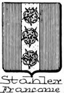 Stahler Coat of Arms / Family Crest 2