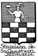 Stainlein Coat of Arms / Family Crest 1
