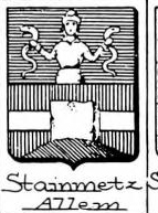 Stainmetz Coat of Arms / Family Crest 0