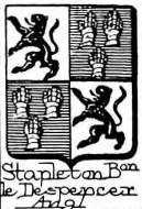 Stapleton Coat of Arms / Family Crest 3