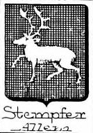 Stempfer Coat of Arms / Family Crest 0
