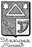 Stenger Coat of Arms / Family Crest 1