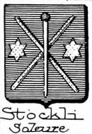 Stockli Coat of Arms / Family Crest 1