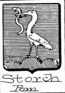 Storch Coat of Arms / Family Crest 1