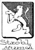 Strobl Coat of Arms / Family Crest 1