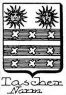 Tascher Coat of Arms / Family Crest 2