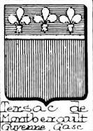 Tersac Coat of Arms / Family Crest 0
