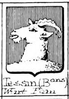 Tessin Coat of Arms / Family Crest 3