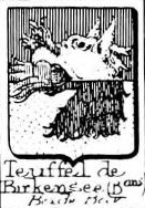 Teuffel Coat of Arms / Family Crest 9