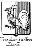 Teutenhoffen Coat of Arms / Family Crest 0