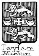 Teyler Coat of Arms / Family Crest 2