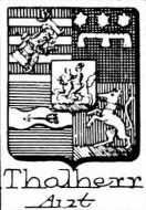 Thalherr Coat of Arms / Family Crest 2
