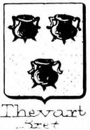 Thevart Coat of Arms / Family Crest 0