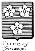 Torcy Coat of Arms / Family Crest 1