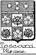 Toscani Coat of Arms / Family Crest 1