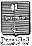 Treudel Coat of Arms / Family Crest 1