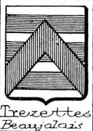 Trezettes Coat of Arms / Family Crest 0