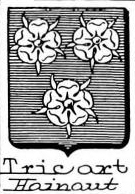 Tricart Coat of Arms / Family Crest 1