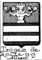 Troger Coat of Arms / Family Crest 1