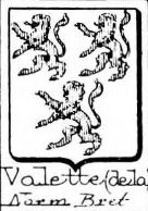 Valette Coat of Arms / Family Crest 7