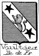 Vaultier Coat of Arms / Family Crest 1