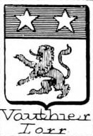 Vauthier Coat of Arms / Family Crest 1