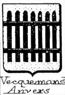 Vecquemans Coat of Arms / Family Crest 1