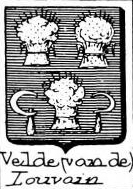 Velde Coat of Arms / Family Crest 14