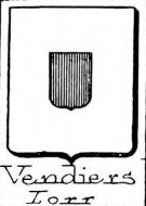 Vendiers Coat of Arms / Family Crest 0