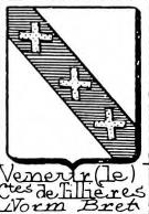 Veneur Coat of Arms / Family Crest 3