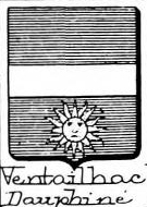 Ventailhac Coat of Arms / Family Crest 0
