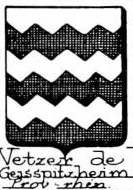 Vetzer Coat of Arms / Family Crest 2