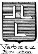 Vetzer Coat of Arms / Family Crest 1