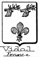 Vidal Coat of Arms / Family Crest 2